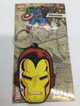 Marvel Iron Man Face Rubber Keychain Classic