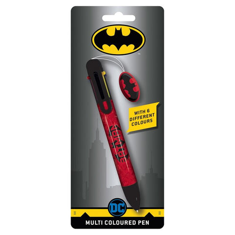 DC Comics Batman Red Multi Colour Pen