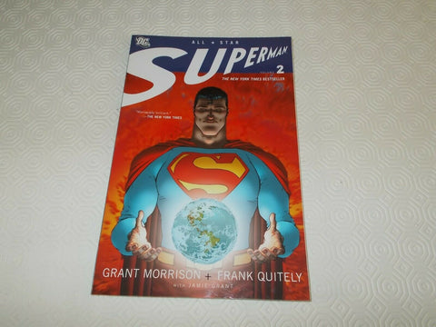 DC Comic Graphic All Star Superman - Vol 2 Signed By Frank Quitley