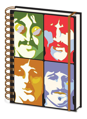 THE BEATLES (YELLOW SUBMARINE - FACES) A5 NOTEBOOK