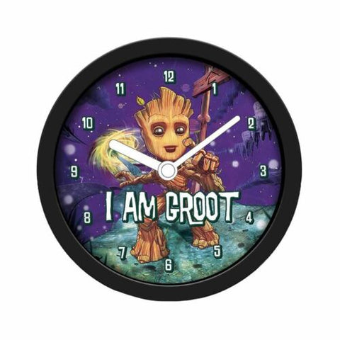 Guardians of the Galaxy 'I Am Groot' Desk Clock - Bedroom Alarm Clock - Boxed