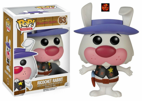 Funko Pop Vinyl Toy Figure 63 Hanna Barbera Ricochet Rabbit Cartoon