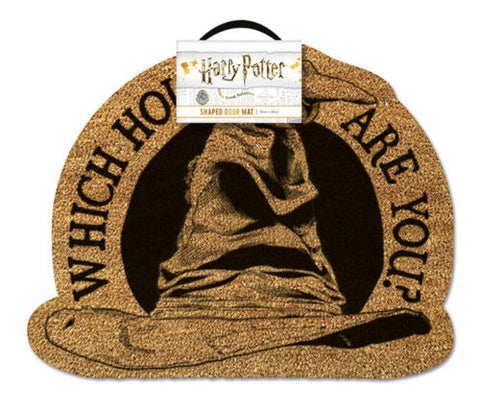 Harry Potter Sorting Hat Shaped Doormat - 100% Coir Rubber Back Door Mat GP85219