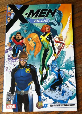 X-Men Blue Surviving the Experience - Marvel Trade Paperback Graphic Novel second hand