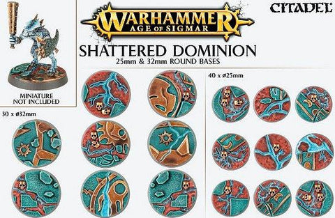 Age Of Sigmar: Shattered Dominion: 25 & 32Mm Round