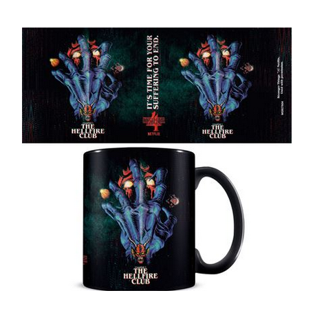 STRANGER THINGS 4 (CHAPTER 1 THE HELLFIRE CLUB) BLACK MUG